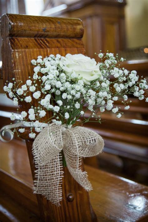 Pew Holders For Wedding Flowers 2019 - 5 easy diy ideas to decorate your wedding pews i ...