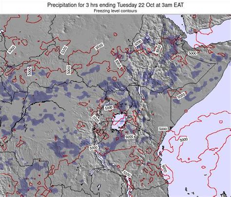 Rwanda Precipitation for 3 hrs ending Monday 20 Sep at 9pm EAT