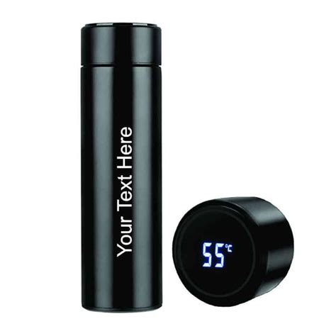 Buy Smart Customized Temperature Display Intelligent Water Bottle | printmygift.in