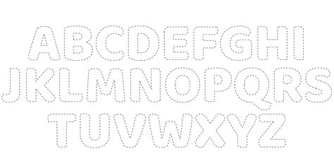letter cut out pdf printable letters big letters 1 character per page - free printable cut out ...