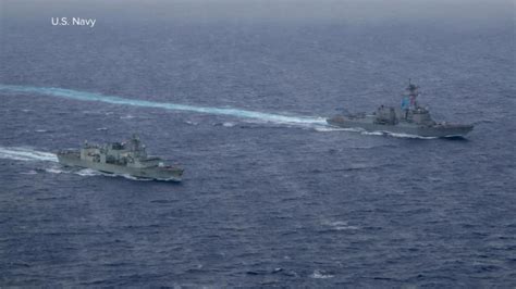 Close call for Chinese, US warships - Good Morning America