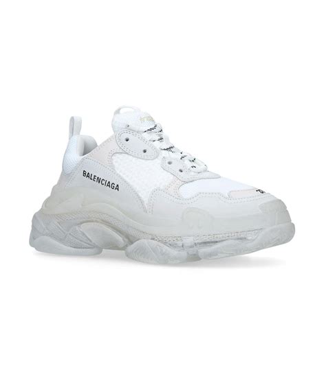 Balenciaga Triple S Clear Sneakers in White - Lyst