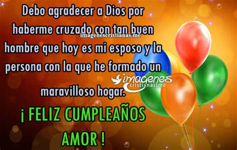 Feliz Cumpleanos Esposo Frases