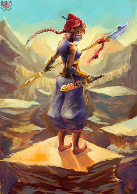 Yuga’s Art Gallery: Gerudo guard - Zelda Universe