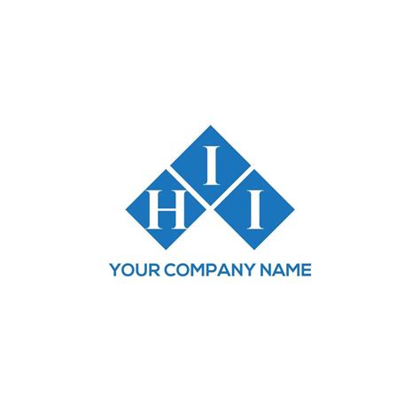 HII letter logo design on WHITE background. HII creative initials letter logo concept. HII ...