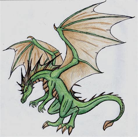 My Ferocious Green Dragon by AvengeroftheAbyss on DeviantArt