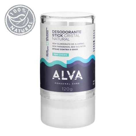 Desodorante Natural E Saudável Pedra Cristal Alva 120G - Gaia Produtos do Bem