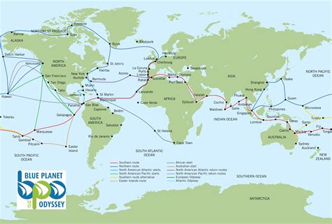 Map of Sailing Route | IMAGINE