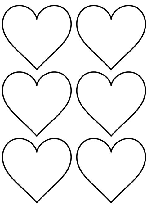 12 Free Printable Heart Templates Cut Outs