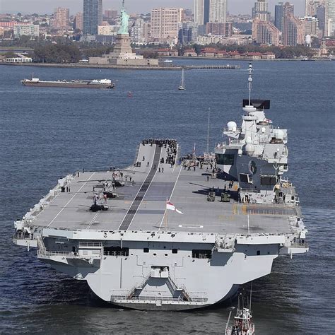 #aircraftcarrier #queenelizabeth in #nyc Royal Navy Aircraft Carriers ...