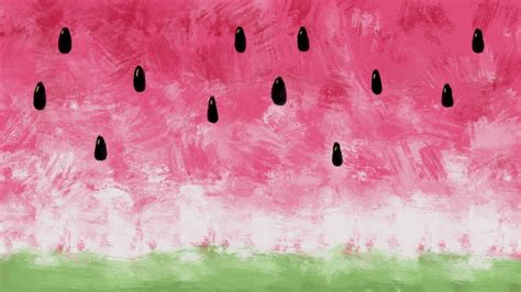 Summer Painted Gradient Watermelon Background Material, Pink, Painted, Summer Background Image ...