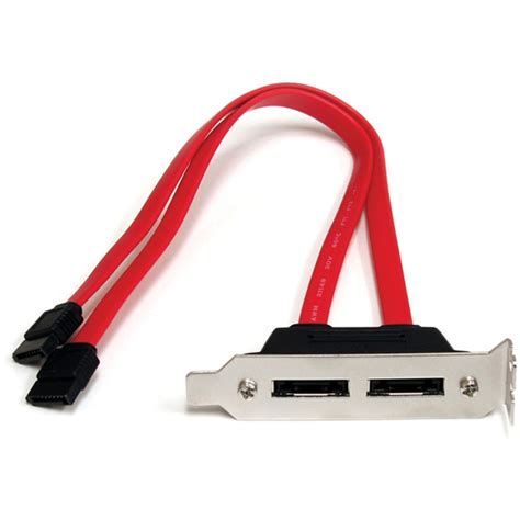 StarTech 2-Port Low-Profile SATA to eSATA Plate ESATAPLT2LP B&H