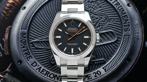 Rolex Milgauss Black Dial Orange Hands 116400 - Ticking Way