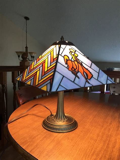 Custom Made Stained Glass Lamps. 14 Inches by 12 1/2 Inches. - Etsy