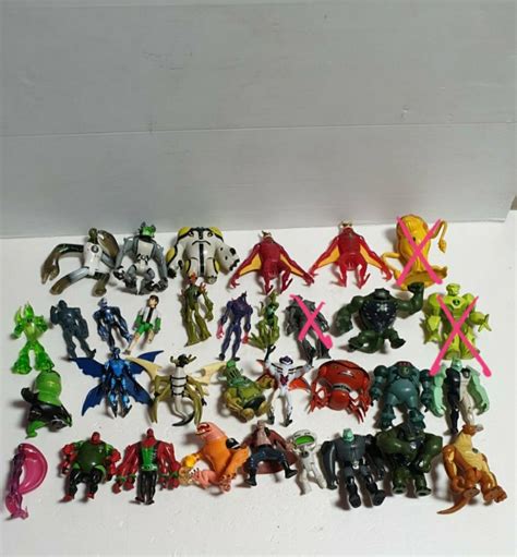 Vintage ben 10 action figures lot, Toys & Games, Bricks & Figurines on Carousell