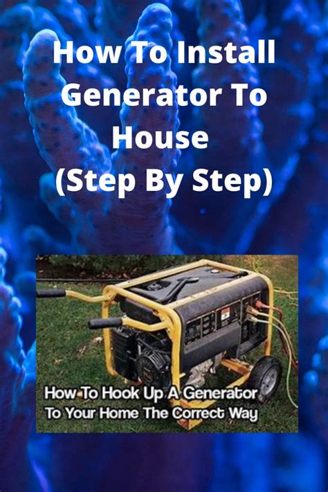 How To Install Generator To House (Step By Step) - Generators Zone ...