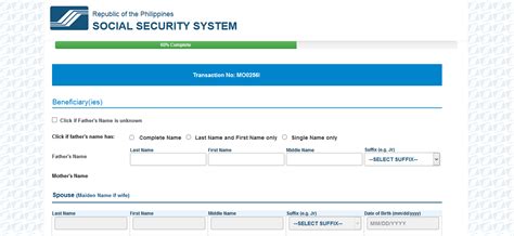 Philippines - Online Register Social Security System SSS Number