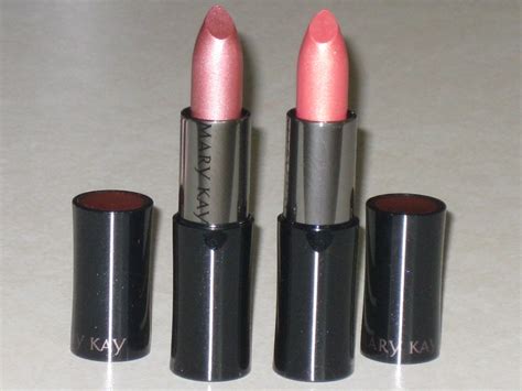 Mary Kay Creme Lipstick: "Sweet Nectar" & "Frosted Rose"