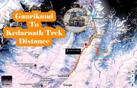 Gaurikund to Kedarnath Distance: Trekking Route 16 Kms