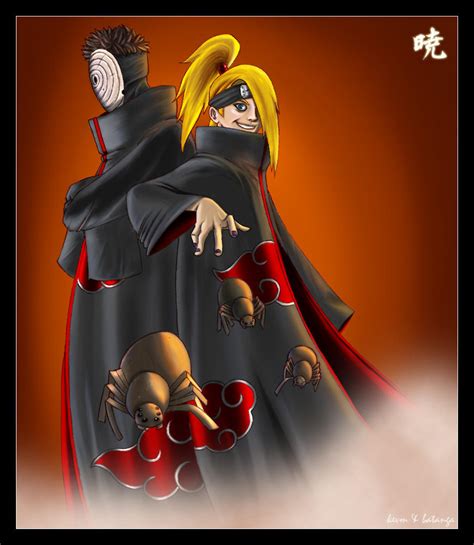 Deidara and Tobi by Batanga on DeviantArt