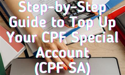 How to Top up CPF Special Account (CPF SA) - Moneyline.SG