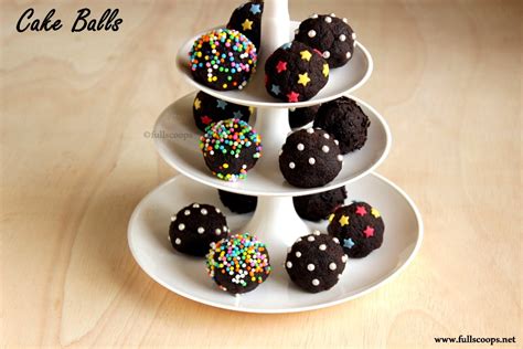 Cake Balls Recipe ~ Full Scoops - A food blog with easy,simple & tasty recipes!