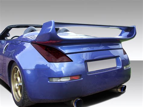 2008 Nissan 350Z Convertible Fiberglass+ Wing Spoiler Body Kit - 2003-2009 Nissan 350Z Z33 ...