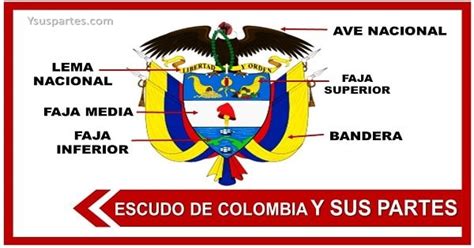 El escudo de colombia y sus partes - Y sus partes