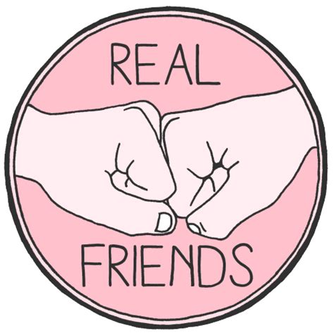 REAL FRIENDS | Real friends, Friend logo, Friends clipart