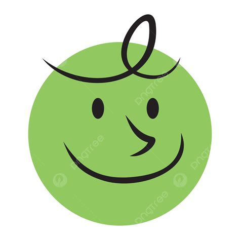 Green Crayon Cartoon Comic Facial Expression Smiling, Crayon Clipart, Cartoon Clipart, Green ...