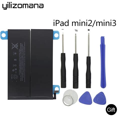 YILIZOMANA For iPad mini 2 3 battery 6471mAh Original Replacement ...