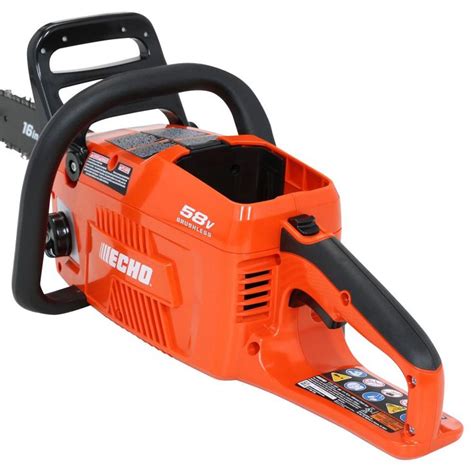 ECHO 16 in. 58-Volt Brushless Lithium-Ion Battery Chainsaw (Tool Only ...