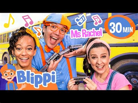 Ms Rachel and Blippi! Wheels on the Bus, Vehicles and MORE! Full Episodes for Kids - Videos For Kids