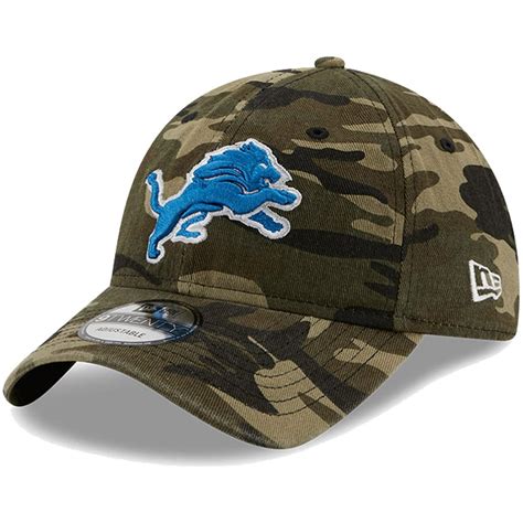 Men's New Era Camo Detroit Lions Core Classic 9TWENTY Adjustable Hat