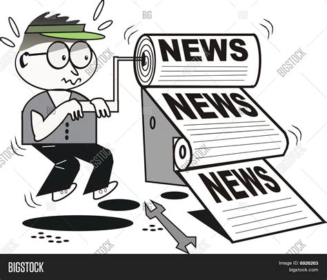 Newspaper Printing Vector & Photo (Free Trial) | Bigstock