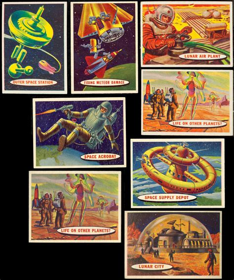 1957 "Space Cards" trading cards : r/RetroFuturism