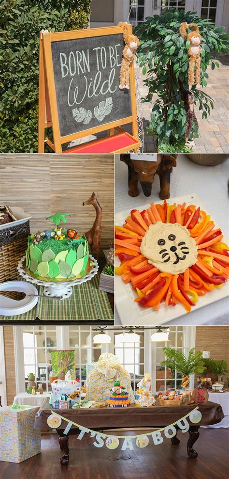 Jungle Safari Baby Shower Decorations Jungle Theme Baby Shower | My XXX Hot Girl