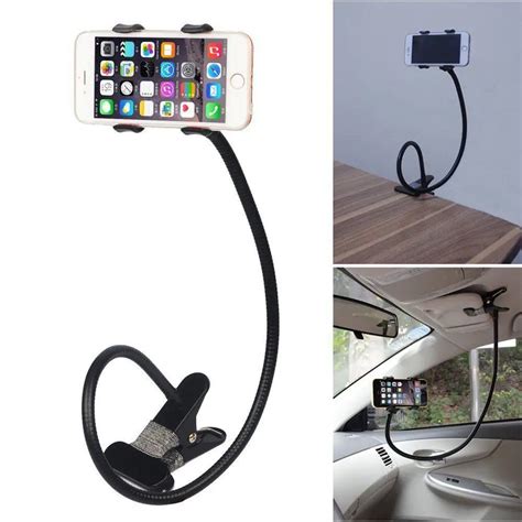 Flexible Bracket Cell Phone Stand Holder Multiple Long Arm Cell Phone Holder Fit On Desktop Bed ...