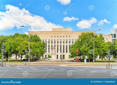 Washington, USA, US District Court. Stock Image - Image of landmark ...