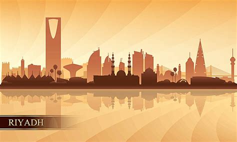 Riyadh City Skyline Silhouette Background Riyadh Skyscraper Cityscape Vector, Riyadh, Skyscraper ...