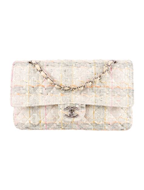 Chanel Medium Tweed Classic Flap Bag - Handbags - CHA68188 | The RealReal