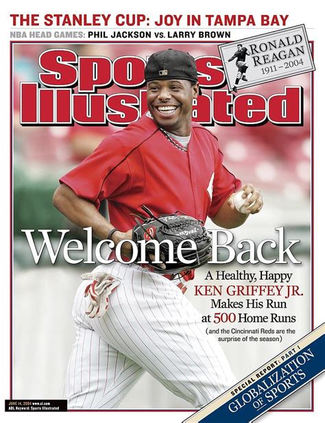 Cincinnati Reds Ken Griffey Jr... Sports Illustrated Cover Photograph ...