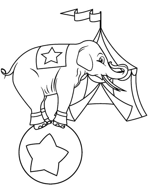 Free Circus Coloring Sheet Printables