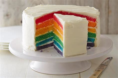 Rainbow Cake Recipe | Tesco Real Food