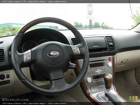 Taupe Leather Interior Photo for the 2007 Subaru Outback 3.0R L.L.Bean ...