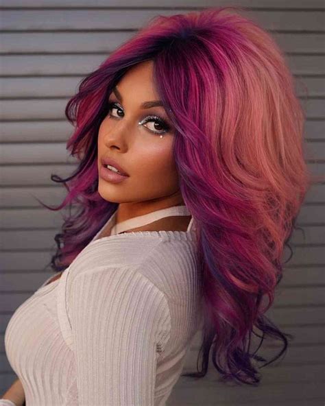 19+ Vivid Hair Color Ideas - ShantellJakub