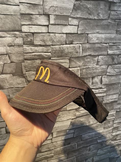 Vintage McDonalds Brown Visor Hat | Grailed