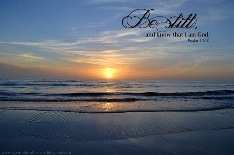 KJV Bible Wallpapers: Be still - Psalm 46:10