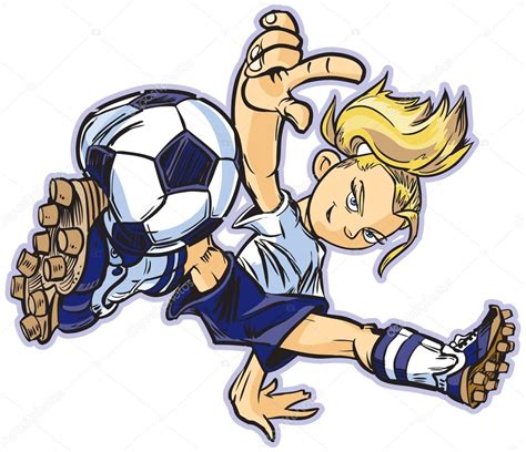 Clipart: soccer girls clip art | Caucasian Break Dancing Soccer Girl Vector Clip Art — Stock ...