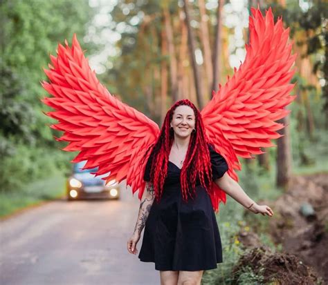 Cosplay Wings, Angel Wings Costume, Red Wings, Angel Wings, Wings ...